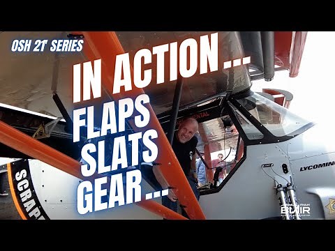 WATCH Scrappy Landing Gear Adjustment, Flaps and Slats | Mike Patey | Oshkosh 2021