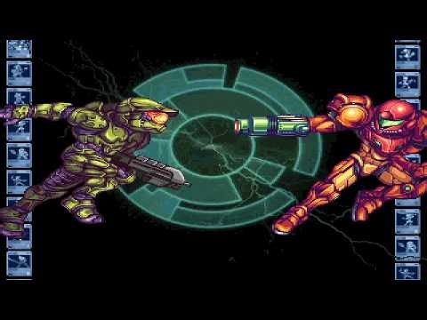 Master Chief vs Samus (Hardest AI) Card Sagas Wars