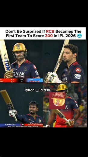 Don't Be Surprised 🤯💀| Rcb in 2026 🔥...#shorts #trendingshorts #cricket #viratkohli #ipl #viral #sg