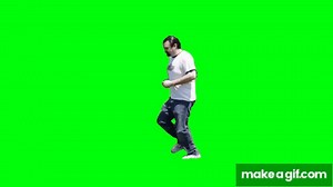 DSP Running Animation (Green Screen) (Meme Ingredient) on Make a GIF