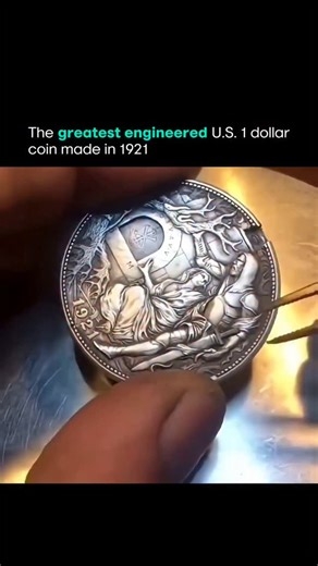 Wealth | Business | Finance on Instagram: "The 1921 U.S. $1 coin, known as the Morgan Dollar, is considered by many collectors and historians to be one of the most beautifully engineered coins in American history. Designed by George T. Morgan, it was more than currency it was a showcase of craftsmanship and national pride. From the fine detail in Lady Liberty’s face to the precise feather work on the eagle and the bold serif lettering, every element was hand-cut into hardened steel. By 1921, imp