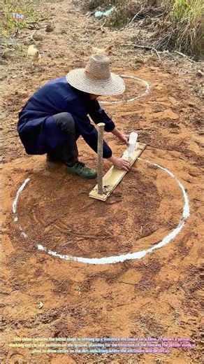 Farm Planning: Drawing Circles for Livestock Enclosures 🐖🌾
