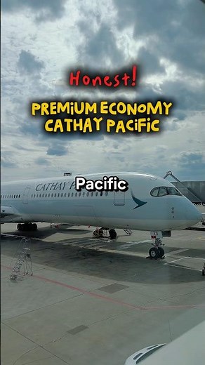 Cathay Pacific Premium Economy Review #travel #flight #airlines