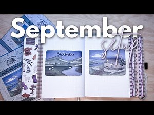 Creating Simple Waterfall Tabs in my Bullet Journal [September Setup]