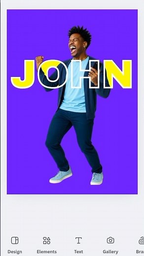 How to Make Text Behind Subject in Canva | Amazing Canva Trick for Creative Designs 2025! ✨🎨