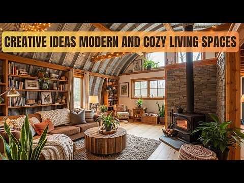 Creative Ideas for Modern and Cozy Living Spaces | Quonset Hut Homes Interior Design