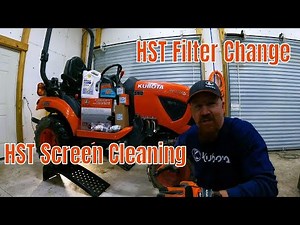 How Much Fluid Will I Lose? Change HST Filter - Screen Tips - Kubota BX Maintenance Series Part 1