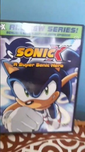 sonic X dvd season 1 #sonicthehedgehog #sonic #sega #sonicx #retro #2000s #dvd #collection #season1
