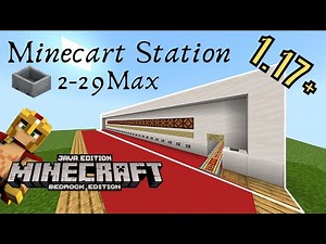 29 Minecart Station | Tutorial | 1.17