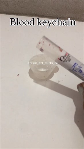 Balaji_resinart_morbi_36 on Instagram: "Blood 🩸 keychain"