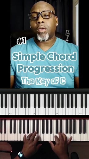 Simple Piano Song For Beginners | 1-6-4-2 Chord Progression | In the key of C . . . . #beginnerpiano #easypianobeginner #chordprogression #pianolessons #chordsforbeginners #pianoforbeginners #pianotutorial #gospelpiano #gospelchords | Jmaw Music