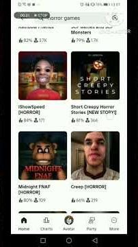 Roblox horror game's interface #like #subscribe #share