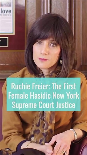 12 reactions | Meet the Honorable Ruchie Freier, the first Hasidic...