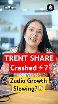 Why Trent Shares Crashed 12% Today? | Zudio Growth Analysis