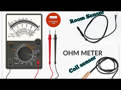 How to check Coil & Room temperature sensor ‪@ACREPAIRTIPS‬