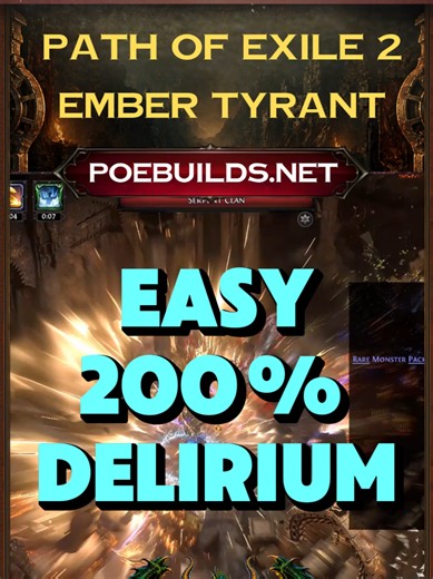 DESTROY 200% DELIRIUM - 🚨🚨 COMPLETE GUIDE NOW AVAILABLE ON MY YOUTUBE CHANNEL 🚨🚨 (LINK IN BIO) - VISIT MY WEBSITE: ➡️ POEBUILDS.NET - #poe2 #pathofexile050 #returnoftheancients #GGG #pathofexile2