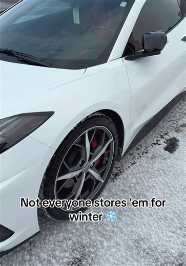 C8 in for maintenance by me #mechanic #cartok #sportscar #corvette #redinterior