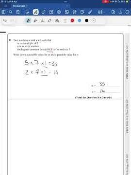 Nov 22 Paper 1 Question 8 #gcse #maths #exam