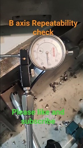 "B Axis Repeatability Check in Siemens CNC | Precision Verification Procedure" #song #repeatability