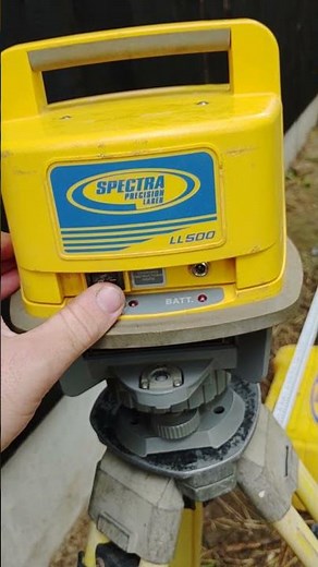 Spectra Precision LL500 awesome construction day 2021 10 /4