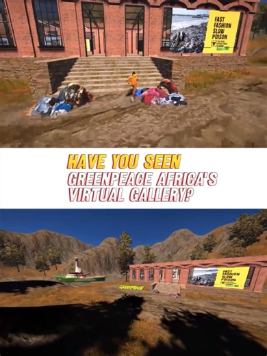🎮 Step into the virtual museum of waste colonialism. It’s interactive. It’s immersive. And it tells the story of how Ghana became the dumping ground for textile waste. 🖱️ Click around, play, explore. See the damage. Feel the fight. Then ask yourself: who really pays the price for fashion? 🧵 Dive in here: https://act.gp/4m7VE85 #SlowPoison #WasteColonialism #GreenpeaceAfrica #TextileWaste #FastFashionCrisis | Greenpeace Africa