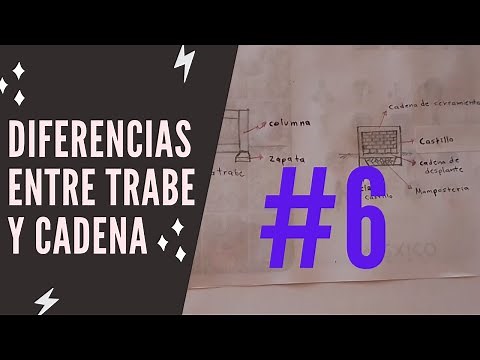 DIFERENCIAS ENTRE TRABE Y CADENA - Criterios constructivos #6