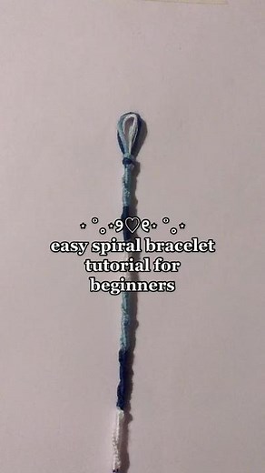 εïз (@flomakesbracelets) - Simple Spiral Bracelet Tutorial for Beginners