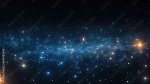 A constellation of stars, with each star representing a different hyperparameter setting. As the search progresses, stars begin to and align, creating patterns that point towards the most
