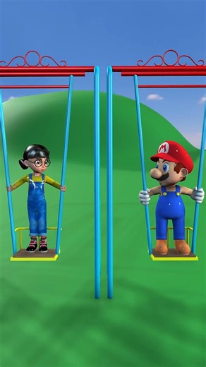 Scary Teacher 3D Mario swing challenge gone wrong #scaryteacher3d #funny #animation