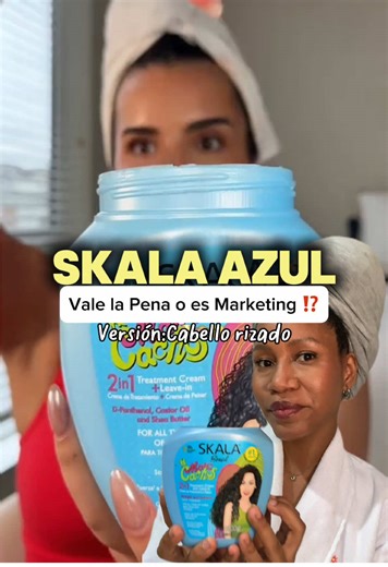 ¿Vale la pena la Skala azul para cabello rizado?