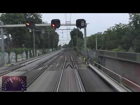 Drive the train driver from Roosendaal to Arnhem. (with speedometer)