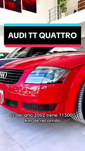 Audi TT emblematico e integral 😎 #autocor #fyp #ventadeautos #patiotuerca #autosquito #vehiculos #viral #quito #seminuevos #audi #viral