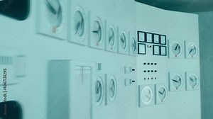 The block control panel is a control center for power units, which houses all the elements of a single centralized control system for the units of power unit of a block thermal or nuclear power plant