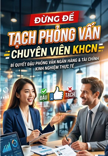 Phỏng vấn Chuyên viên Khách hàng Cá nhân: Kinh nghiệm tránh trượt