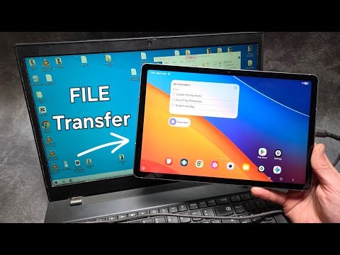 How to Connect to PC / Laptop &Transfer Photos, Videos ,Files -Samsung Tab S10 / S10 Ultra, FE ,Lite