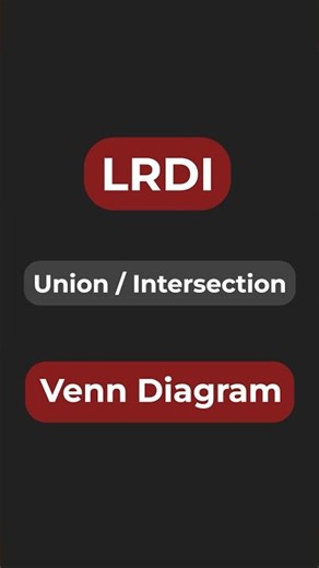 Union vs Intersection | 2-Parameter Venn Diagram (CAT)