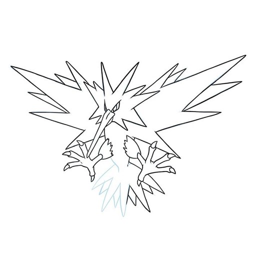 Pokémon | First Generation | Zapdos | Time Lapse Drawing