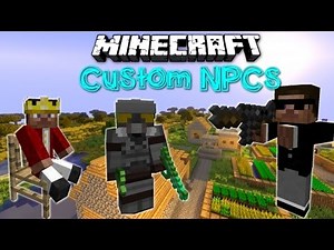 ERSTELLT EURE EIGENEN NPCs | CUSTOM NPCs MOD | Review+Installation | Deutsch HD