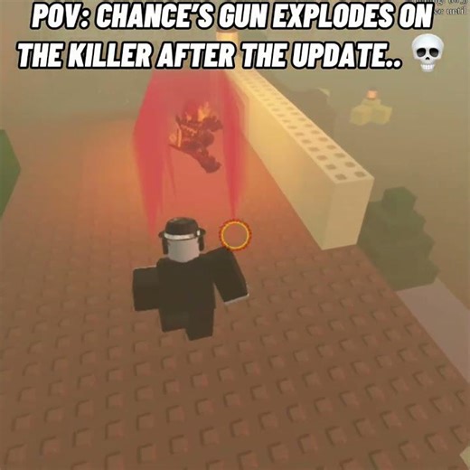 POV: Chances gun explodes on the killer.. 💀 (Forsaken) #forsakenroblox #forsaken #robloxshorts