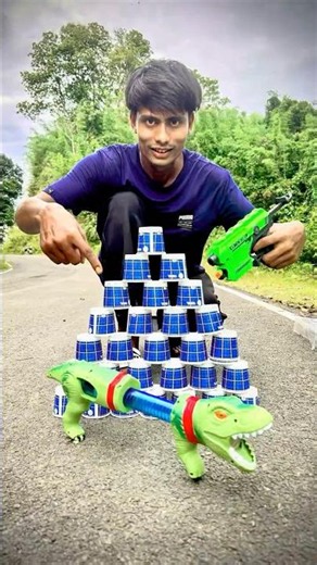 Dianasour🦖toy gun & ben 10 super🔫testing & unboxing