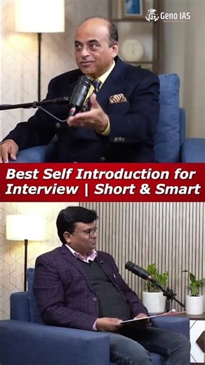 UPSC इंटरव्यू: बेस्ट Self Introduction – शॉर्ट और स्मार्ट! #genoias #ajittiwarisir #upsc #gs