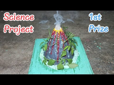 Volcano working model | Best and easy science project 2025 - 2026