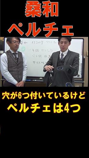 桑和のペルチェベストは穴が6つあるのでお好みの位置にペルチェ素子が付けられる