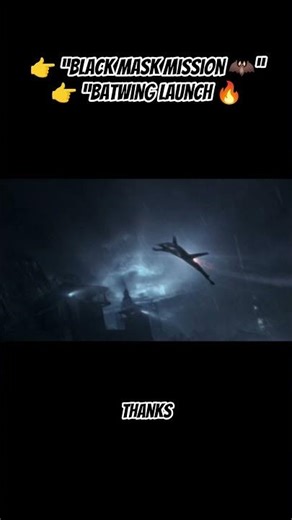 Batman Leaves Batcave in Batwing to Stop Black Mask 🦇🔥 #shorts #batman #clips #gaming