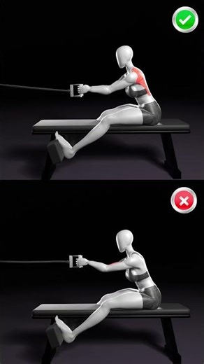 Small Adjustment Improves Cable Rows #Shorts #SrengthSet