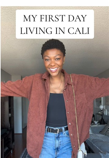 My First Day Living in California