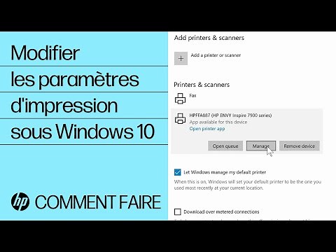Comment modifier les paramètres d'impression sous Windows 10 | Ordinateurs HP | HP Support