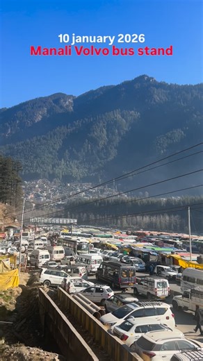 Manali Volvo bus stand update 10 January 2026 update #manaliupdate #himachal #viral #video #2026 | Rahul Kumar