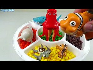 Learn Colors With Candy Sea Animals Names Finding Dory Bath Toy For Kids Children Educatio