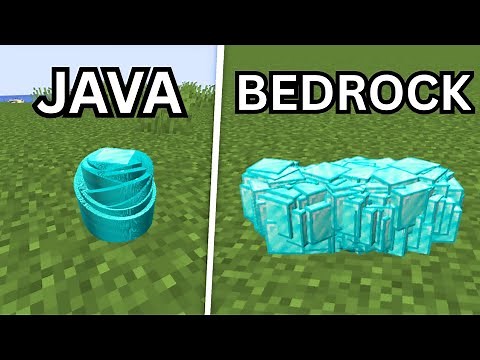 20 Differences Between Minecraft Java and Bedrock!